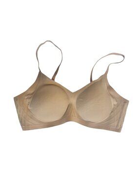 Honeylove Silhouette Wireless Bra Sz Large Sand Color